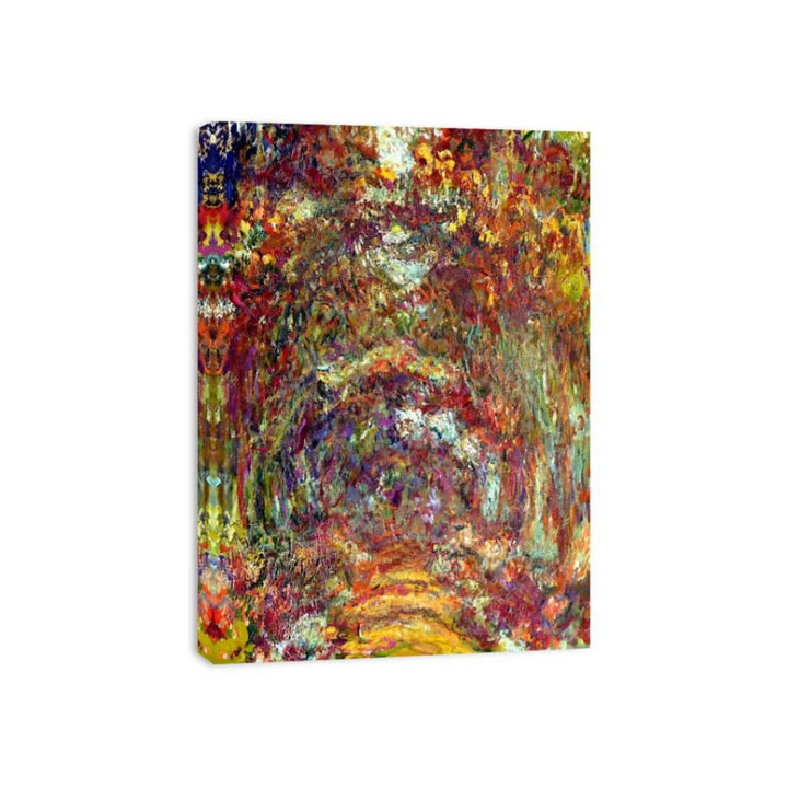 The Path Under The Rose Trellises Giverny  Painting