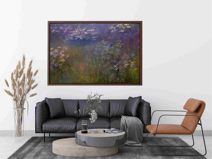 Agapanthus (center panel) Painting