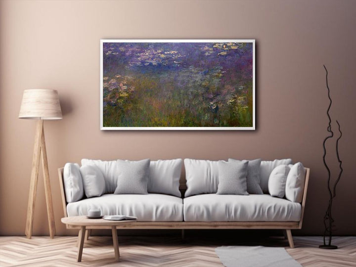 Agapanthus (center panel)  Painting