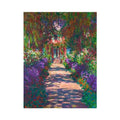 Pathway In Monets Garden At Giverny by Claude Monet