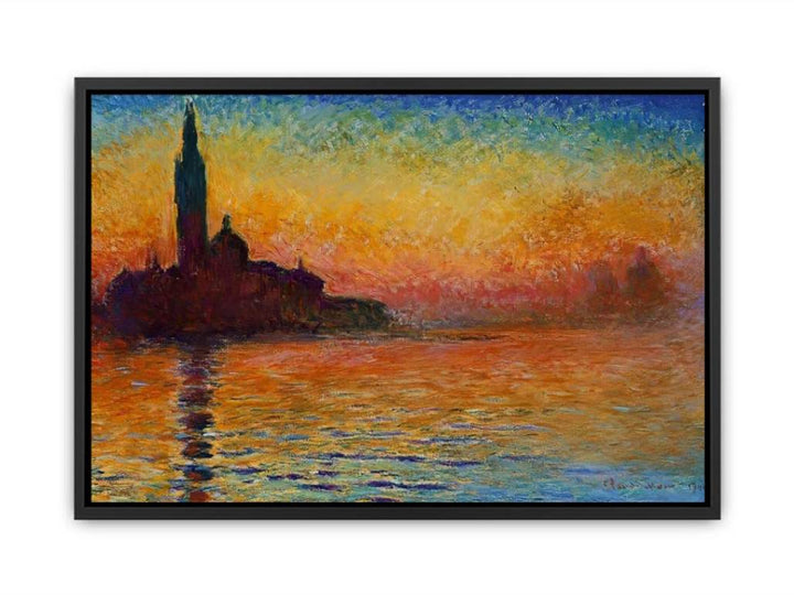 San Giorgio Maggiore At Dusk Canvas Print