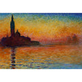 San Giorgio Maggiore At Dusk by Claude Monet
