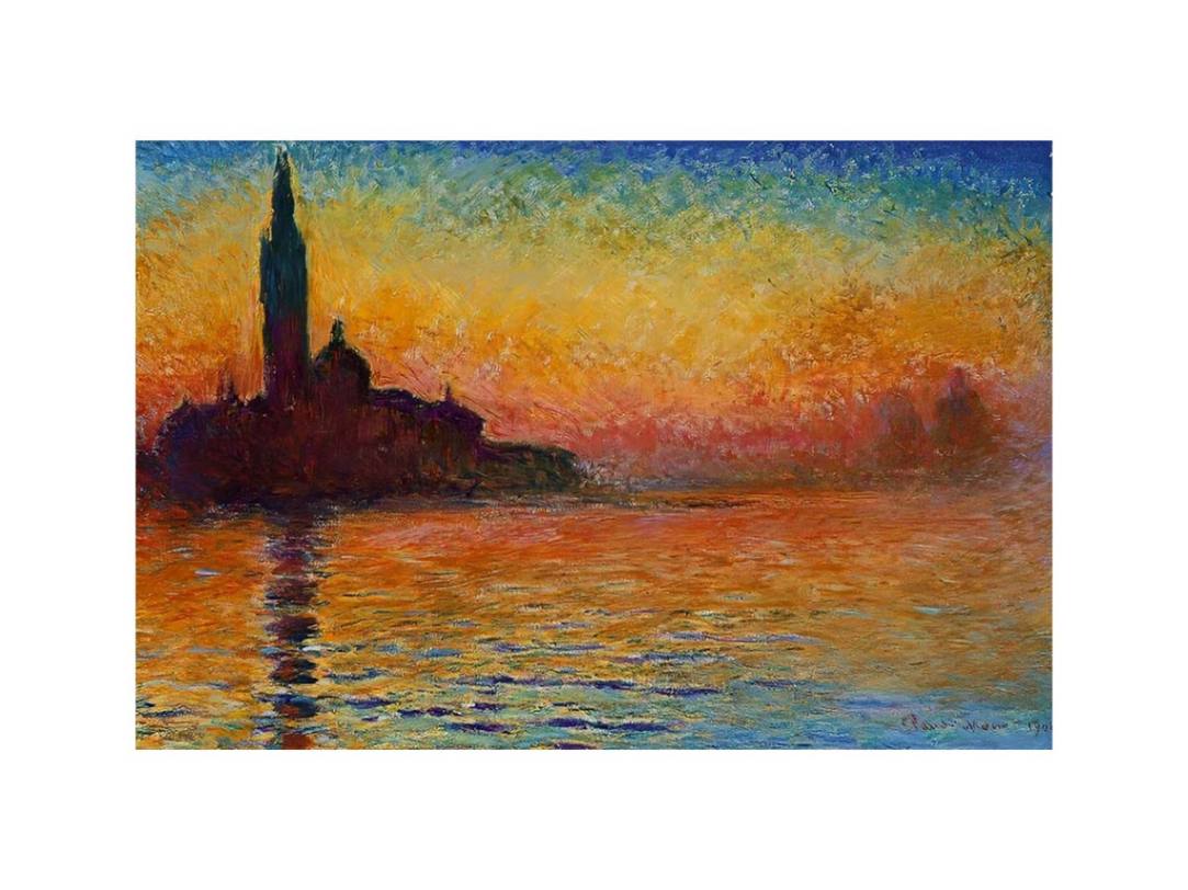 San Giorgio Maggiore At Dusk by Claude Monet