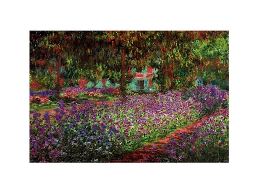 Irises In Monets Garden by Claude Monet