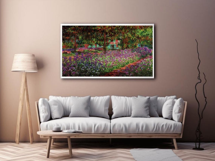 Irises In Monets Garden  Painting