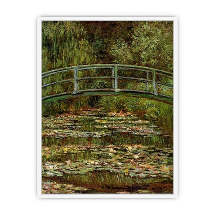The Water Lily Pond Aka Japanese Bridge Framed Print