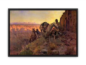 When Shadows Hint Death Canvas Print