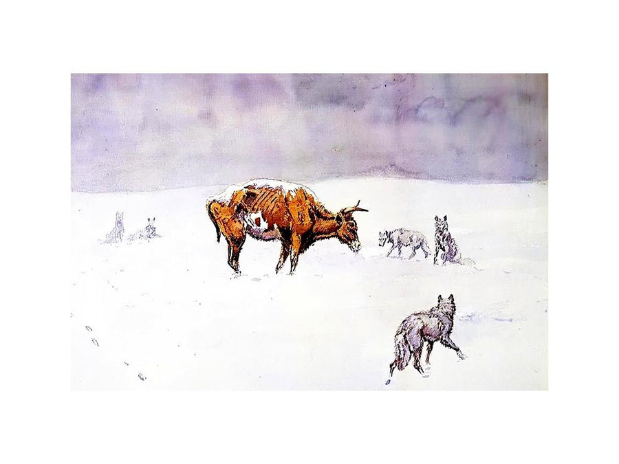 Waiting for a Chinook by Charles Marion Russell