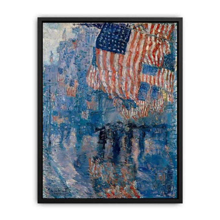 The Avenue in the Rain Canvas Print
