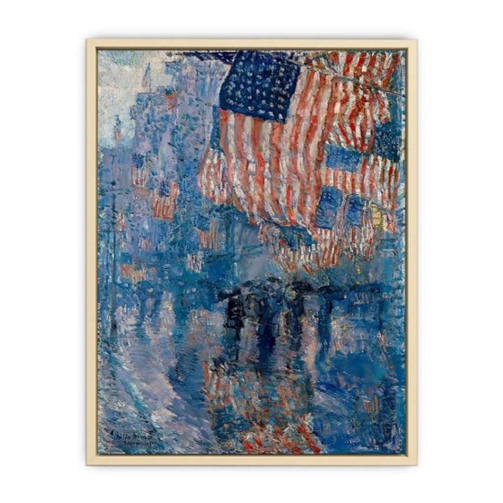 The Avenue in the Rain  Art Print