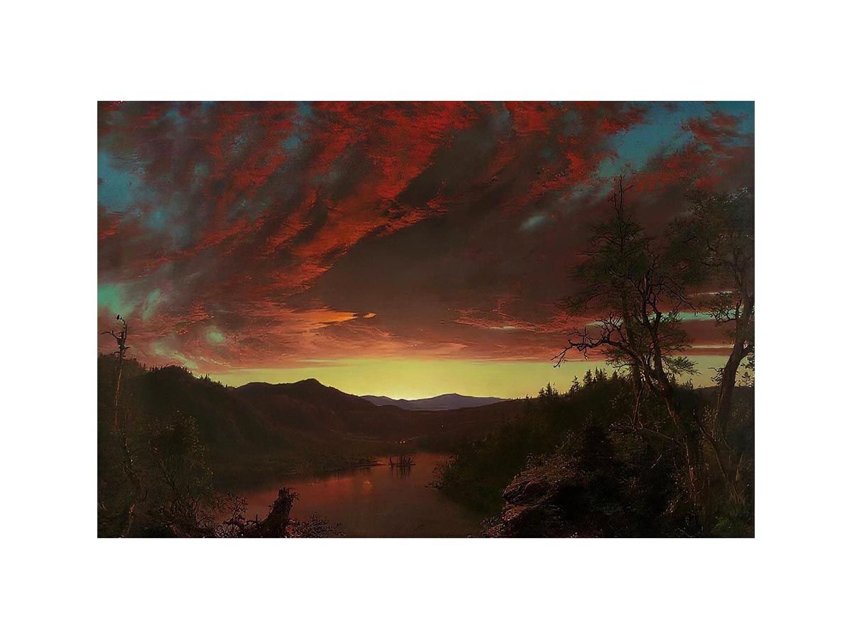 Twilight in the Wilderness by Frederic Edwin Church