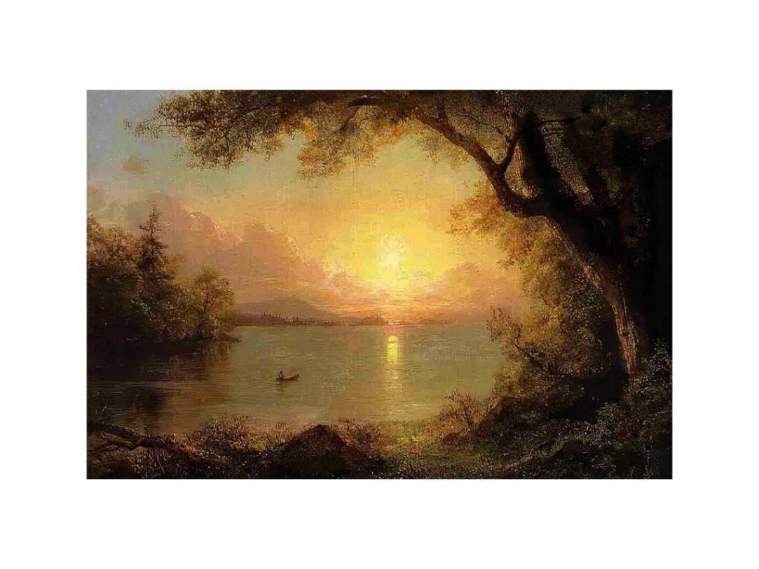 Landscape In The Adirondacks by Frederic Edwin Church