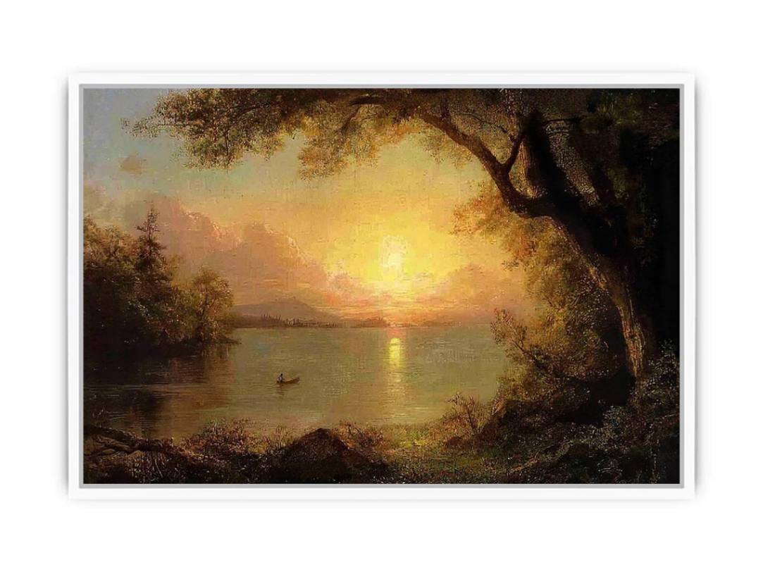 Landscape In The Adirondacks Framed Print