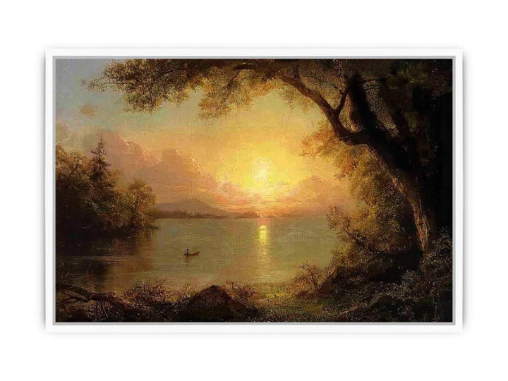 Landscape In The Adirondacks Framed Print