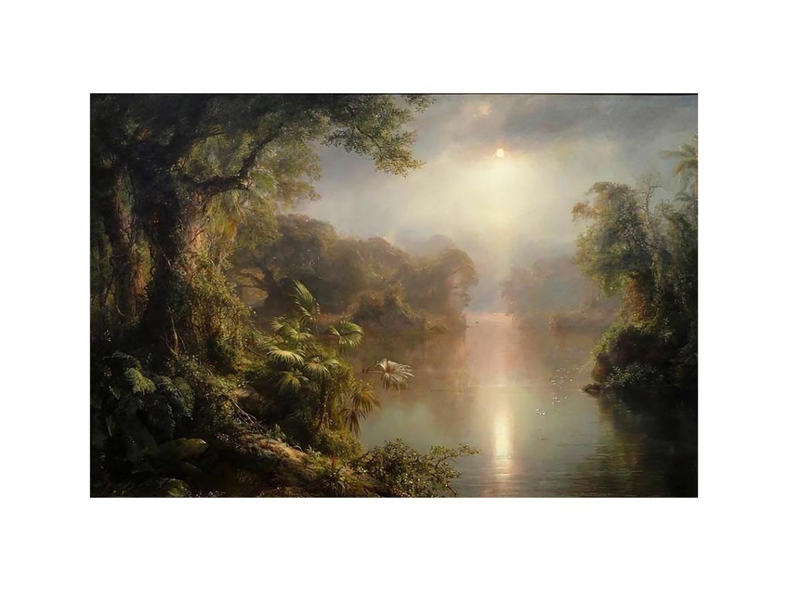 El Rio de Luz by Frederic Edwin Church