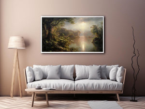 El Rio de Luz by Frederic Edwin Church Painting 