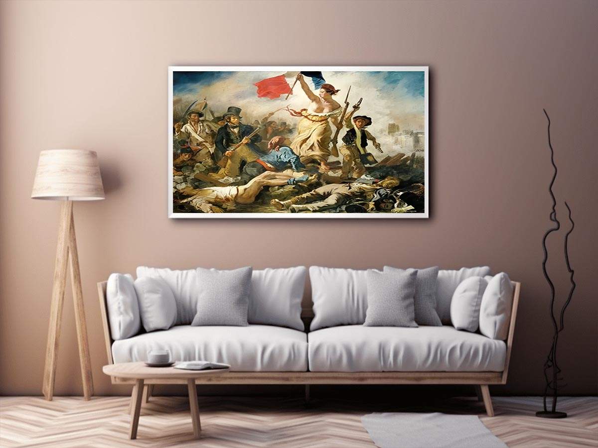 Liberty Leading the People Painting by Eugene Delacroix