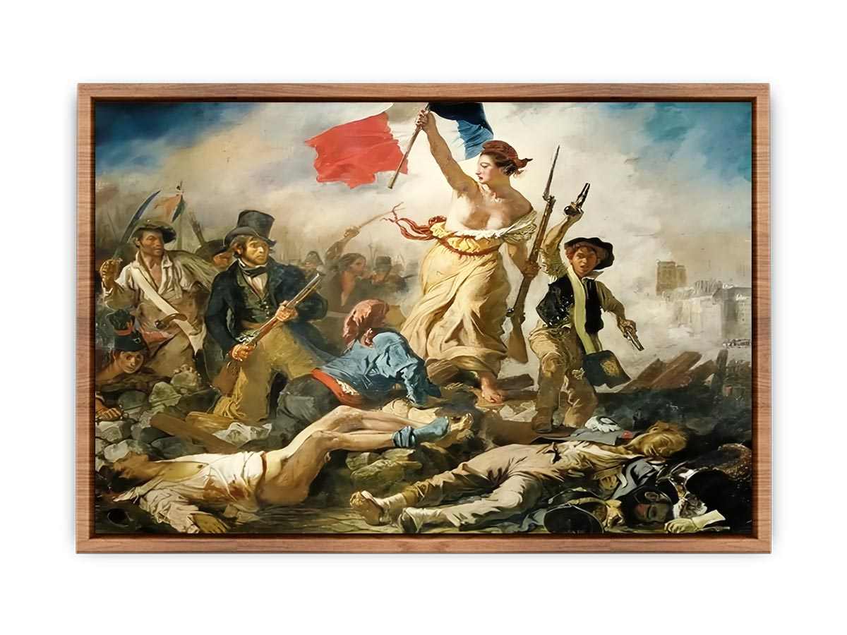 Liberty Leading the People Painting  Poster