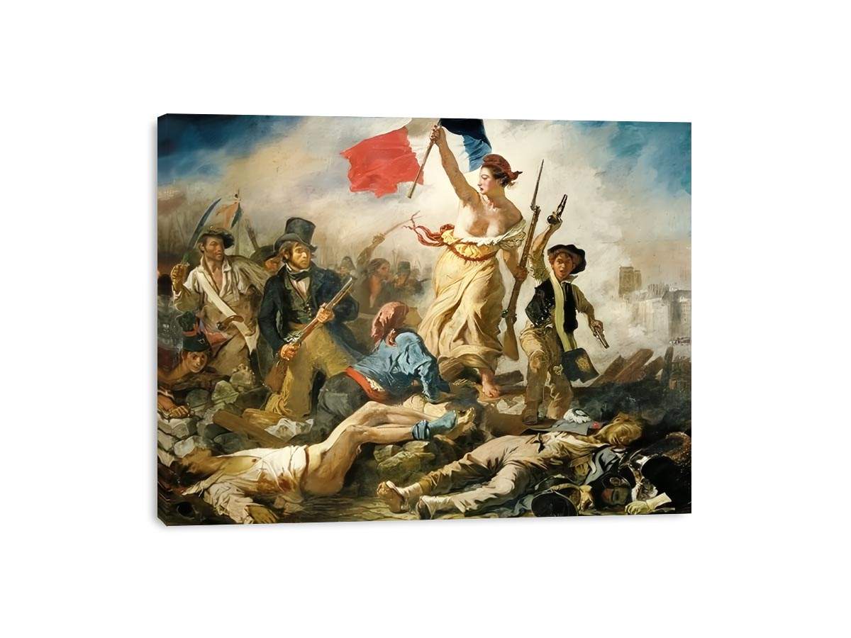 Liberty Leading the People Painting by Eugene Delacroix