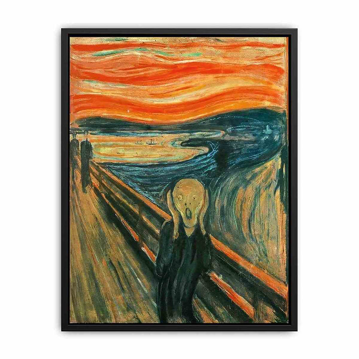 The Scream Painting Canvas Print