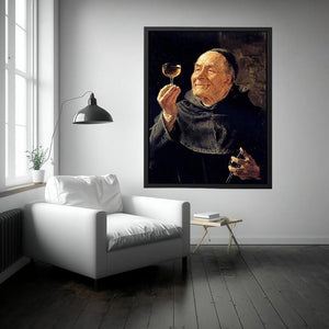 A Good Drink by Eduard Von Grutzner Painting