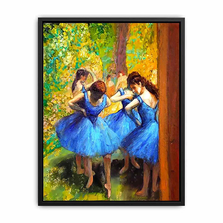 Dancer in blue by Edgar Degas Canvas Print