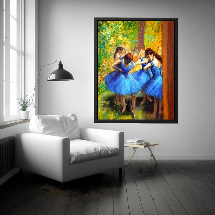 Dancer in blue by Edgar Degas Painting