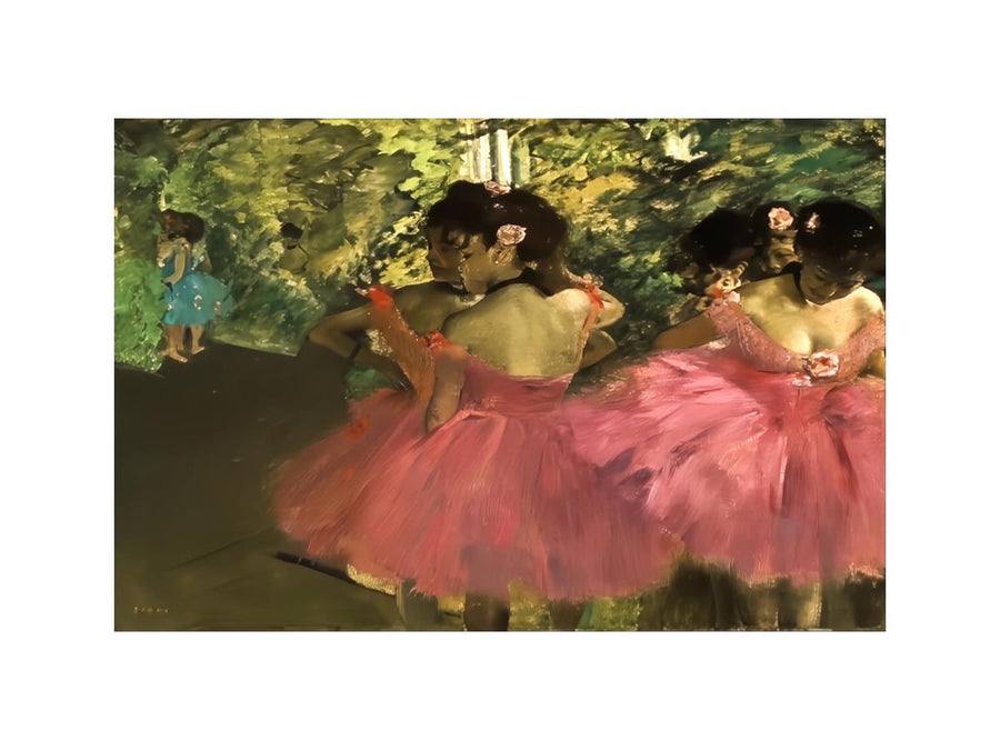 Dancers In Pink by Edgar Degas