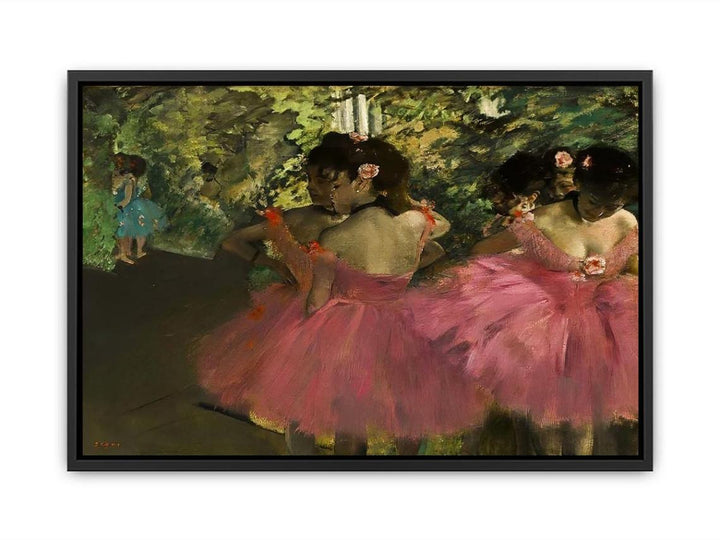 Dancers In Pink Canvas Print