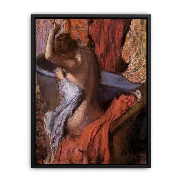 Seated Bather Drying Herself Canvas Print