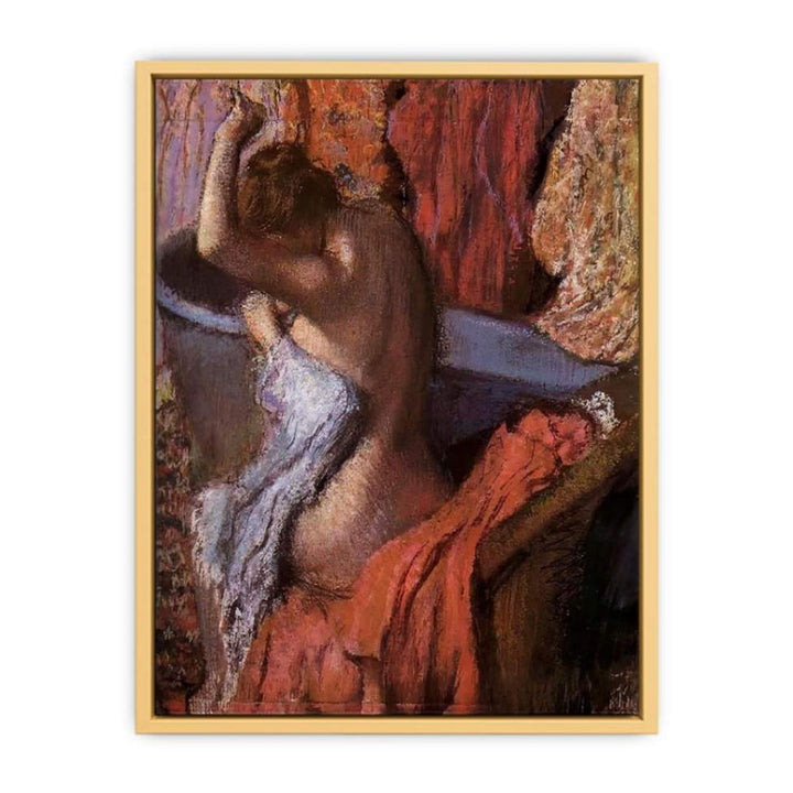 Seated Bather Drying Herself Streched canvas