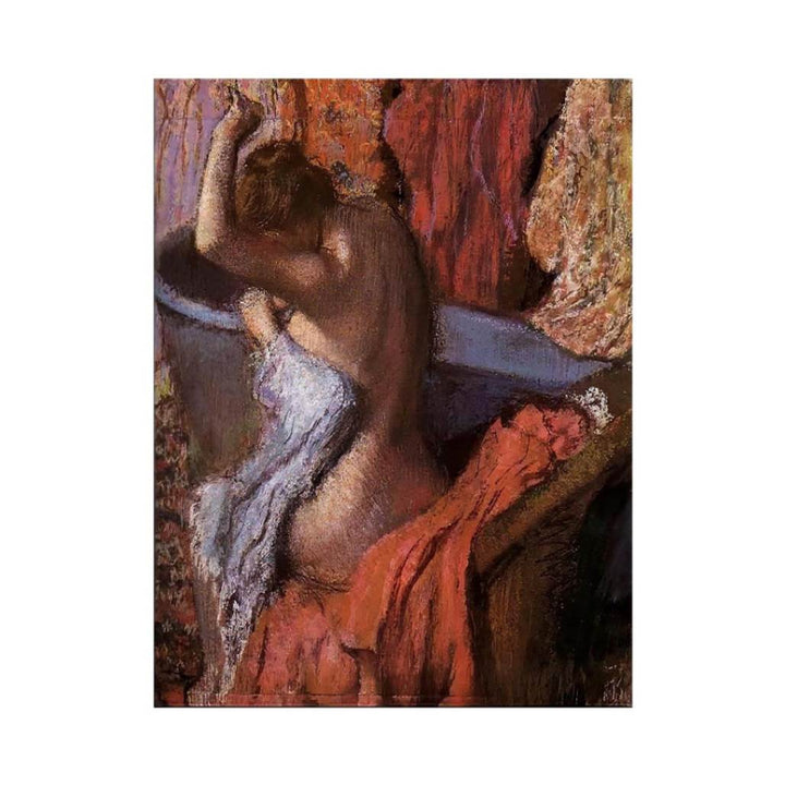 Seated Bather Drying Herself
