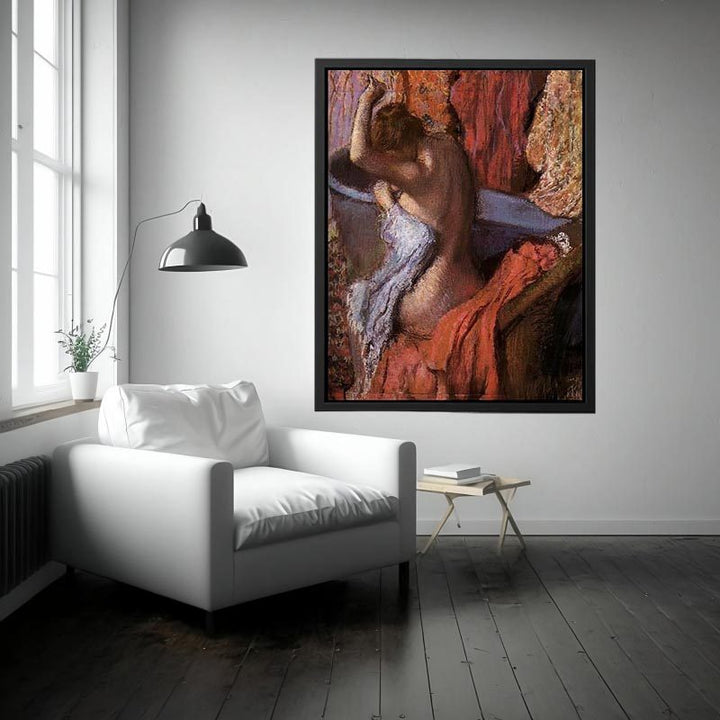 Seated Bather Drying Herself Painting