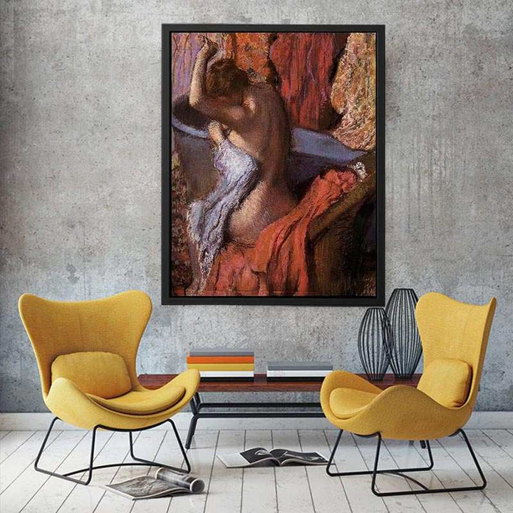 Seated Bather Drying Herself  Painting