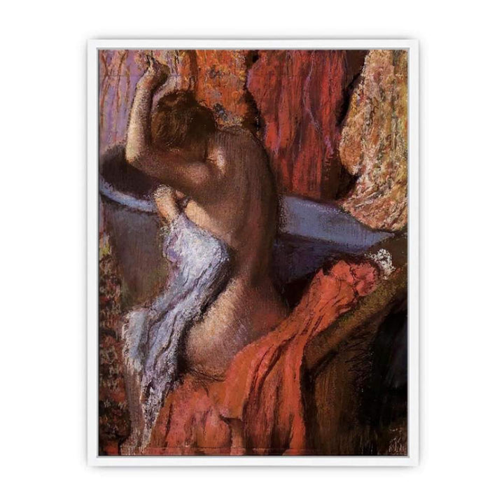 Seated Bather Drying Herself Framed Print
