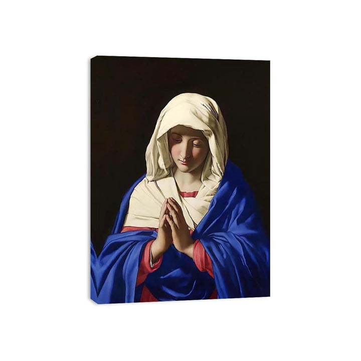 The Virgin in Prayer by Francesco de' Rossi  Painting
