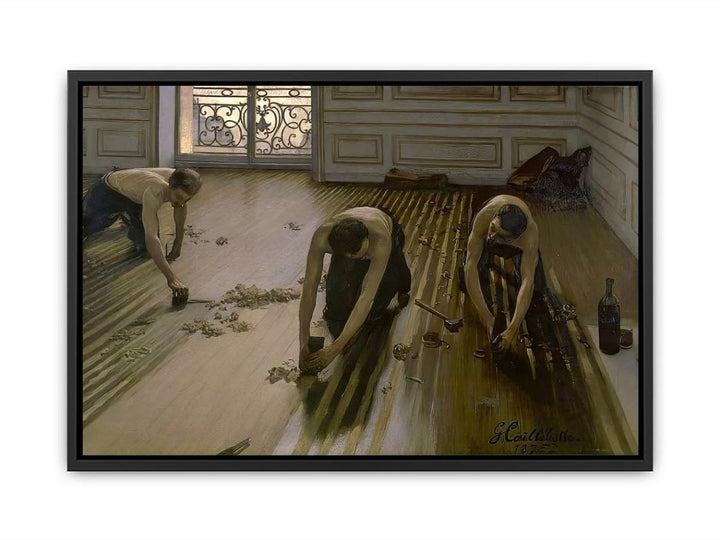 The Floor Scrapers 1875 Canvas Print