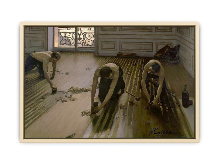 The Floor Scrapers 1875  Art Print