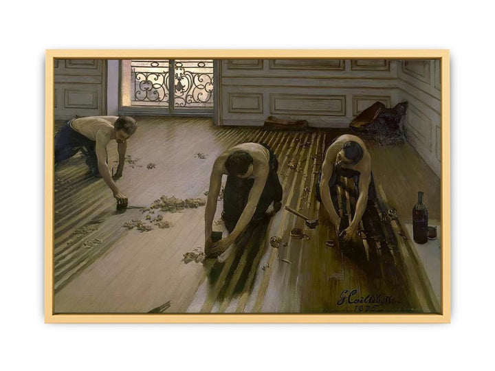 The Floor Scrapers 1875 Streched canvas