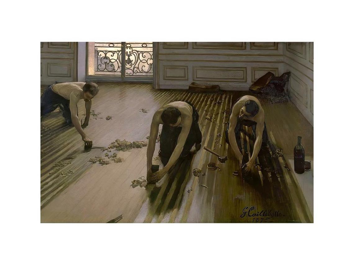 The Floor Scrapers 1875 by Gustave Caillebotte