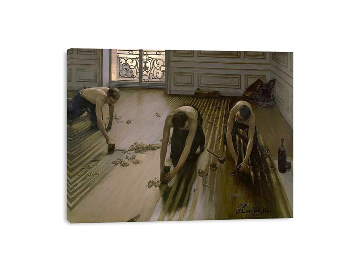 The Floor Scrapers 1875  Painting