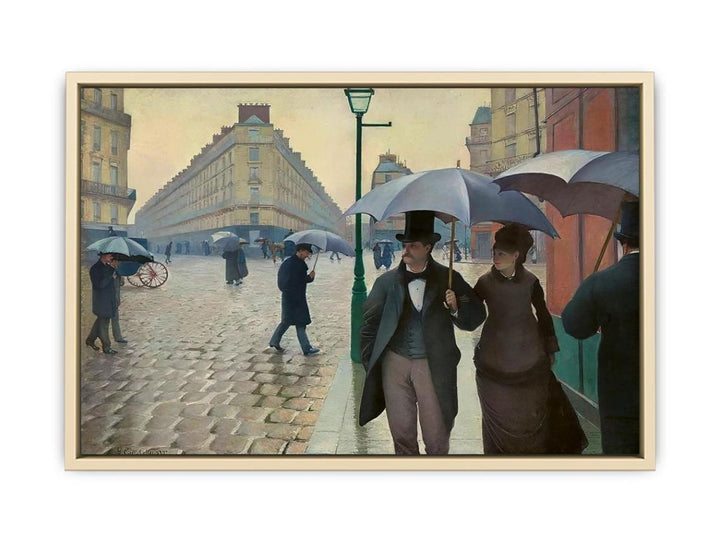 Paris Street- Rainy Weather 1877  Art Print