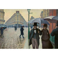 Paris Street- Rainy Weather 1877 by Gustave Caillebotte