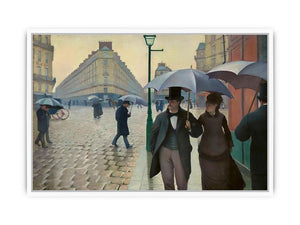 Paris Street- Rainy Weather 1877 Framed Print