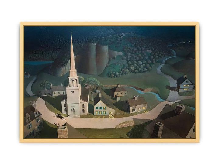 The Midnight Ride of Paul Revere Streched canvas