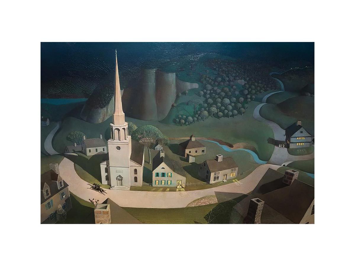 The Midnight Ride of Paul Revere by Grant Wood