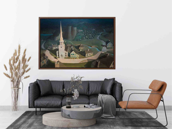 The Midnight Ride of Paul Revere Painting