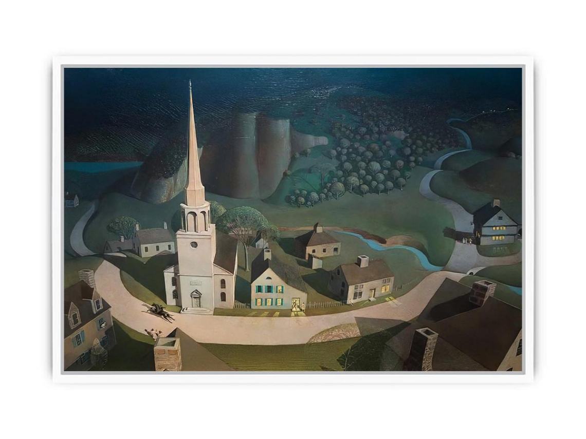 The Midnight Ride of Paul Revere Framed Print
