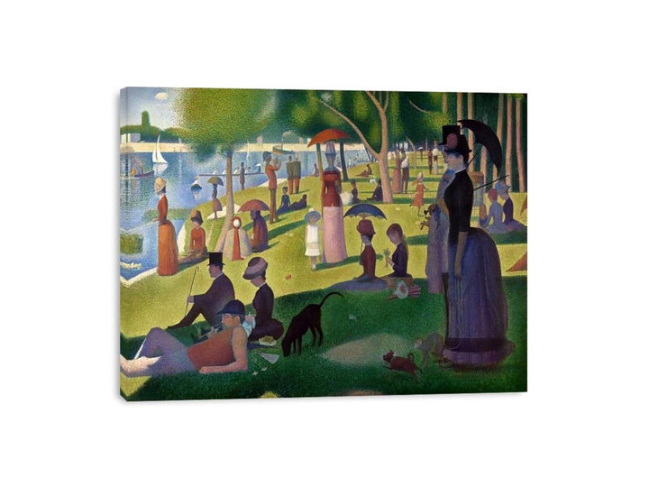 A Sunday Afternoon on the Island of La Grande Jatte  Painting