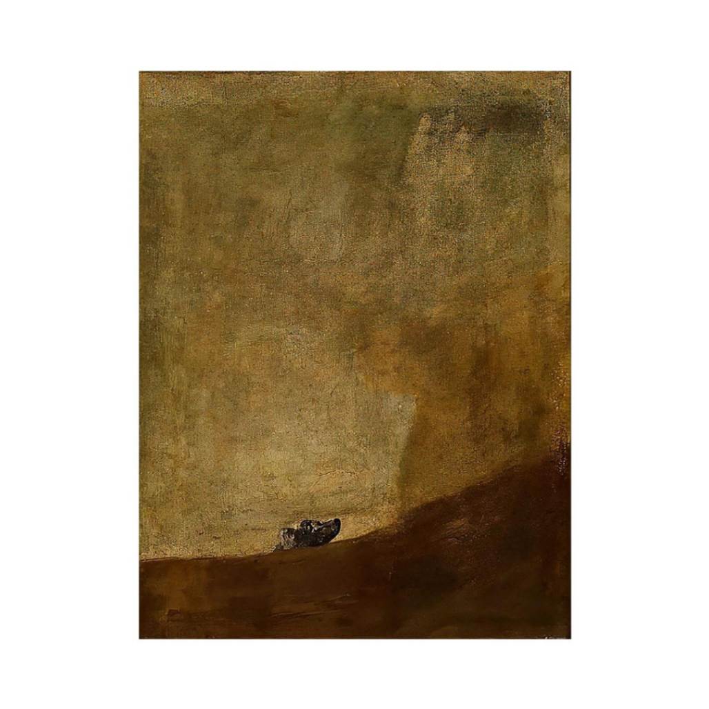 The Dog by Francisco De Goya y Lucientes